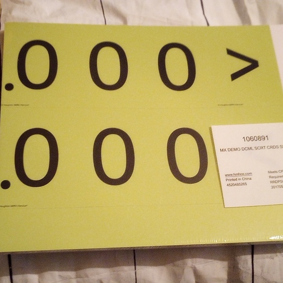Demo whole number and decimal secret code cards - Picture 1 of 2